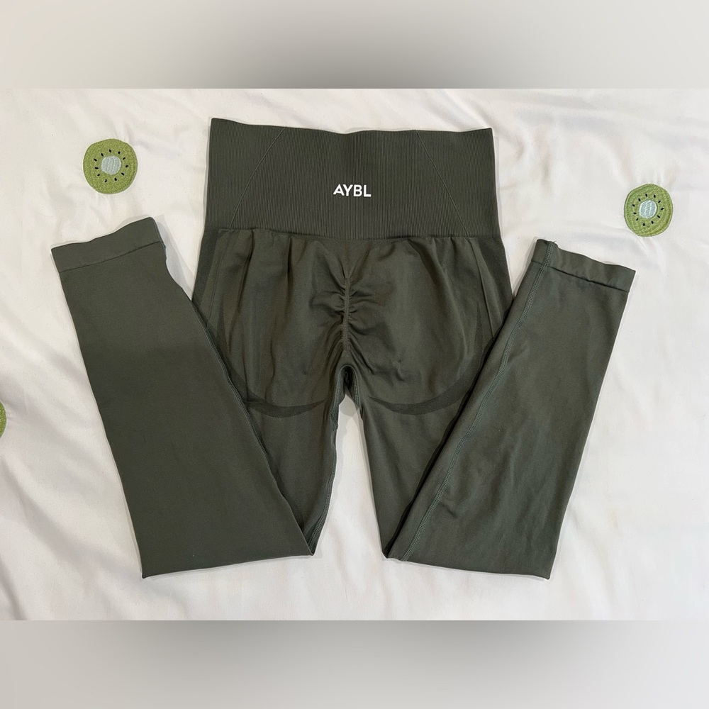 Aybl | Empower Seamless Leggings, Khaki Green, S